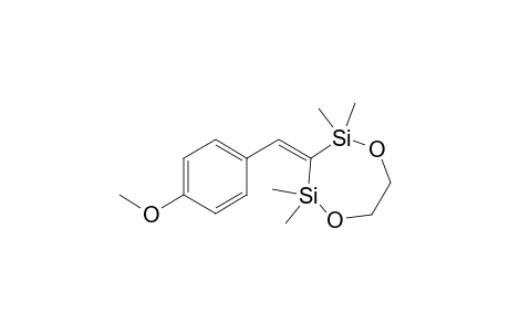 2,2,4,4-Tetramethyl-3-(4-methoxy)benzylidene-1,5-dioxa-2,4-disilacycloheptan