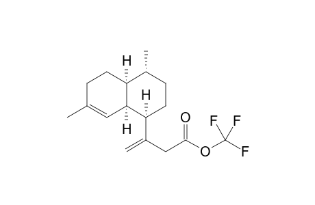 trifluoromethyl 3-[(1R,4R,4aS,8aR)-4,7-dimethyl-1,2,3,4,4a,5,6,8a-octahydronaphthalen-1-yl]but-3-enoate