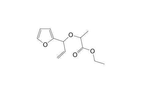(S)-Ethyl 2-(1-furanyl-2-yl-allyloxy)-propionate