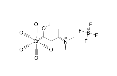 PENTACARBONYL-[3-(DIMETHYLIMINO)-1-ETHOXYBUTYLIDENE]-CHROMIUM-TETRAFLUOROBORATE
