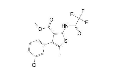 methyl 4-(3-chlorophenyl)-5-methyl-2-[(trifluoroacetyl)amino]-3-thiophenecarboxylate