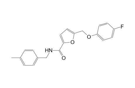 5-[(4-fluorophenoxy)methyl]-N-(4-methylbenzyl)-2-furamide