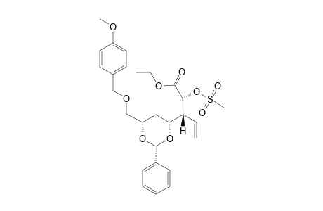 (SYN)-(2R,3R)-2-[(METHANESULFONYL)-OXY]-3-[(2S,4R,6S)-6-[[(4-METHOXYBENZYL)-OXY]-METHYL]-2-PHENYL-1,3-DIOXAN-4-YL]-PENT-4-ENOATE