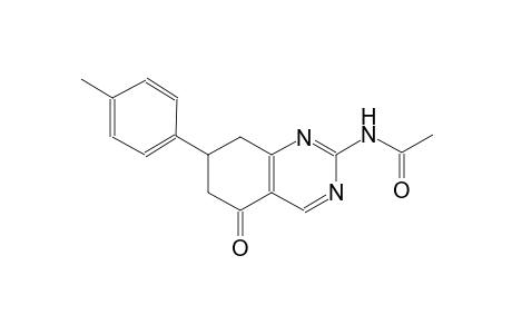 N-[7-(4-methylphenyl)-5-oxo-5,6,7,8-tetrahydro-2-quinazolinyl]acetamide