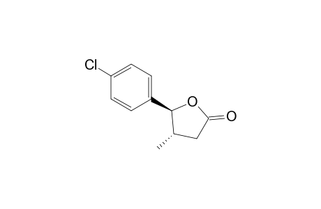 (4S,5S)-5-(4-chlorophenyl)-4-methyl-2-oxolanone