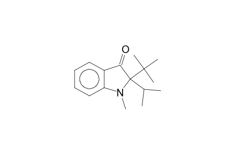 Indolin-3-one, 2-isopropyl-1-methyl-2-t-butyl-