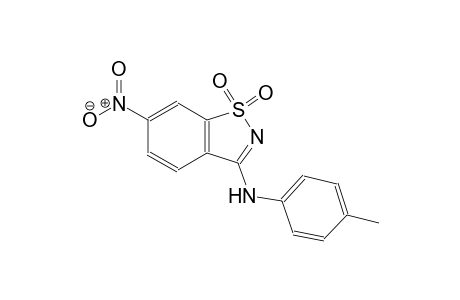 N-(4-methylphenyl)-6-nitro-1,2-benzisothiazol-3-amine 1,1-dioxide