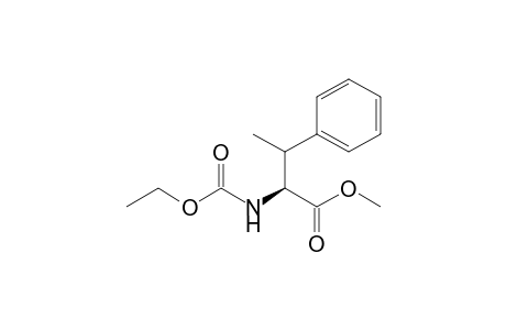 Methyl (2S,3S)-N-(Ethoxycarbonyl)-.beta.methylphenylalaninate