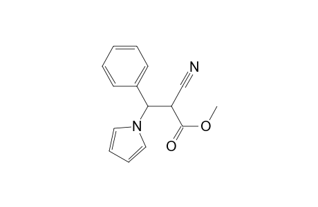 1H-Pyrrole-1-propanoic acid, .alpha.-cyano-.beta.-phenyl-, methyl ester