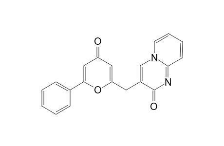 3-[(4-Oxo-6-phenyl-4H-pyran-2-yl)methyl]-2H-pyrido[1,2-a]pyrimidin-2-one