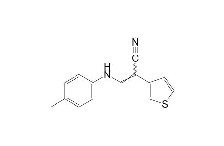 alpha-[(p-toluidino)methylene]-3-thiopheneacetonitrile