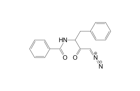 3-Benzyl-3-phenyl-carbonylamino-1-diazo-propan-2-one