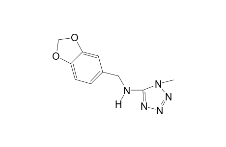 1H-1,2,3,4-Tetrazol-5-amine, N-(1,3-benzodioxol-5-ylmethyl)-1-methyl-