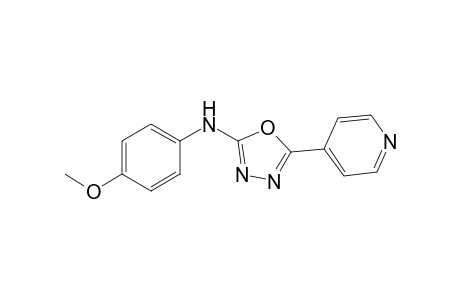 N-(4-Methoxyphenyl)-5-(pyridin-4-yl)-1,3,4-oxadiazol-2-amine