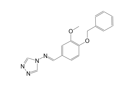 N-{(E)-[4-(benzyloxy)-3-methoxyphenyl]methylidene}-4H-1,2,4-triazol-4-amine