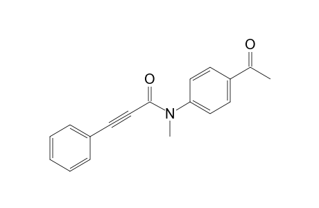 N-(4-Acetylphenyl)-N-methyl-3-phenylpropiolamide
