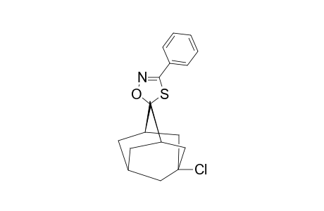 (Z)-5-CHLORO-3'-PHENYL-ADAMANTANE-2-SPIRO-(1',4',2'-OXATHIAZOLINE)