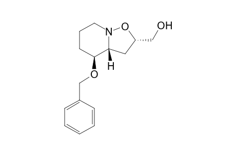 (2S,3aR,4S)-4-benzyloxy-2-hydroxymethyl-hexahydro-isoxazolo[2,3-a]pyridine