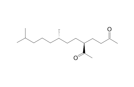 (3S,3S)-3-(3,7-Dimethyloctyl)heptane-2,6-dione