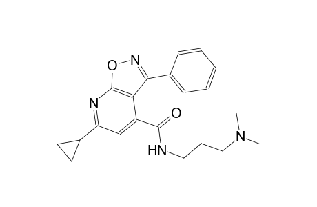 isoxazolo[5,4-b]pyridine-4-carboxamide, 6-cyclopropyl-N-[3-(dimethylamino)propyl]-3-phenyl-