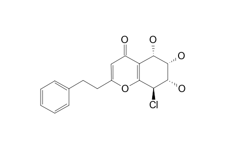 8-CHLORO-2-(2-PHENYLETHYL)-5,6,7-TRIHYDROXY-5,6,7,8-TETRAHYDRO-CHROMONE
