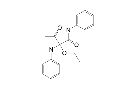 2-ANILINO-2-ETHOXY-3-OXOBUTYRIC-ACID-ANILIDE