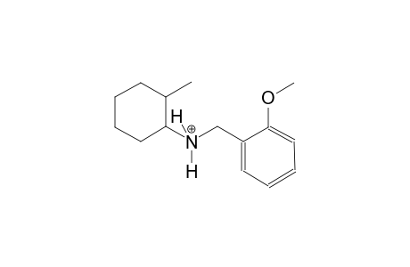 N-(2-methoxybenzyl)-2-methylcyclohexanaminium