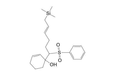 1-(1-phenylsulfonyl-6-trimethylsilylhex-4-enyl)cyclohex-2-en-1-ol