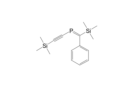 [PHENYL-(TRIMETHYLSILYL)-METHYLEN]-[(TRIMETHYLSILYL)-ETHINYL]-PHOSPHANE,ISOMER-#1