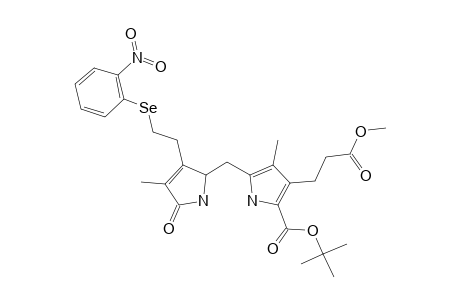 RAC-9-(TERT.-BUTOXYCARBONYL)-4,5-DIHYDRO-8-[2-(METHOXYCARBONYL)-ETHYL]-2,7-DIMETHYL-3-[2-(2-NITROPHENYLSELENO)-ETHYL]-DIPYRRIN-1(10H)-ONE