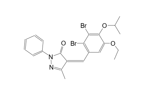 (4Z)-4-(2,3-dibromo-5-ethoxy-4-isopropoxybenzylidene)-5-methyl-2-phenyl-2,4-dihydro-3H-pyrazol-3-one