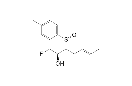 (2S)-6-Methyl-1-fluoro-3-[(4'-methylphenyl)sulfinyl]hept-5-en-2-ol
