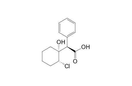(2R*,1'R*,2'R*)-2-(2'-Chloro-1'-hydroxycyclohextyl)-2-phenylacetic acid