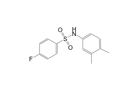 benzenesulfonamide, N-(3,4-dimethylphenyl)-4-fluoro-
