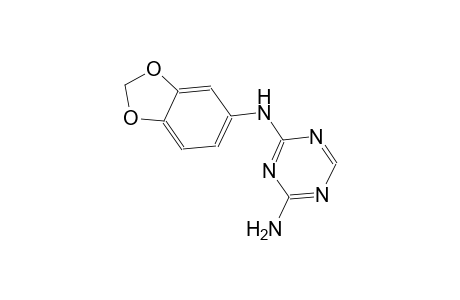 1,3,5-triazine-2,4-diamine, N~2~-(1,3-benzodioxol-5-yl)-