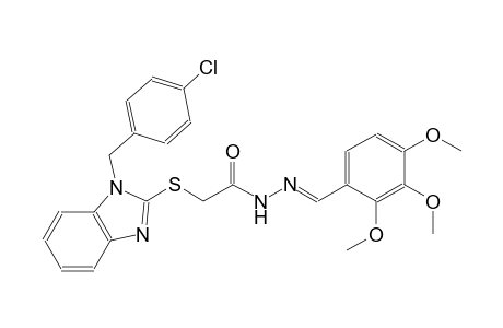 acetic acid, [[1-[(4-chlorophenyl)methyl]-1H-benzimidazol-2-yl]thio]-, 2-[(E)-(2,3,4-trimethoxyphenyl)methylidene]hydrazide