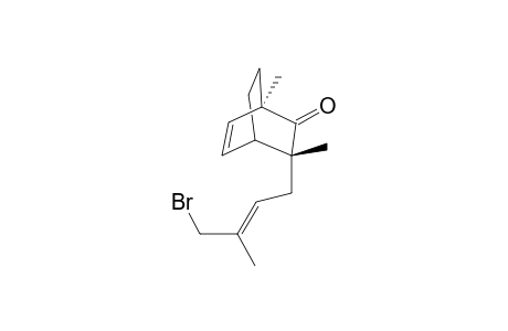 3-endo-(4-Bromo-3-methylbut-2-enyl)-1,3-dimethylbicyclo[2.2.2]oct-5-en-2-one