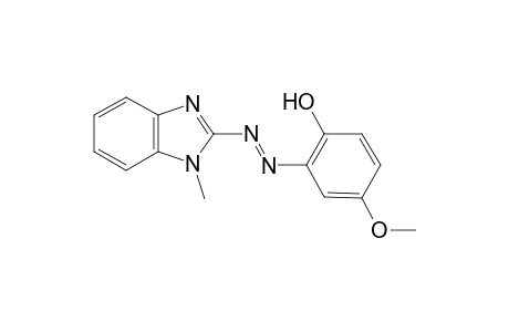 4-Methoxy-2-(1-methyl-1H-benzoimidazol-2-ylazo)-phenol