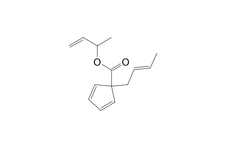 2,4-Cyclopentadiene-1-carboxylic acid, 1-(2-butenyl)-, 1-methyl-2-propenyl ester, (E)-