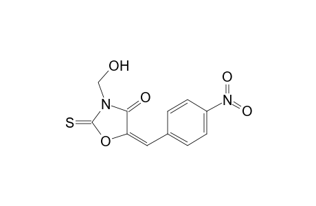 (5E)-3-(Hydroxymethyl)-5-(4-nitrobenzylidene)-2-thioxo-1,3-oxazolidin-4-one