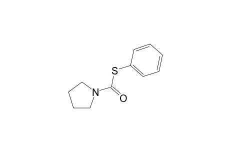 1-Pyrrolidinecarbothioic acid S-phenyl ester