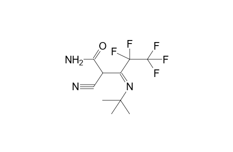 2-CYANO-3-TERT-BUTYLIMINO-4,4,5,5,5-PENTAFLUOROPENTANAMIDE