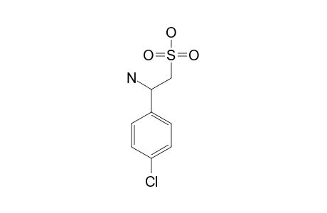2-AMINO-2-(4-CHLOROPHENYL)-ETHANSULFONIC-ACID