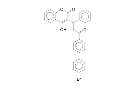 2H-1-Benzopyran-2-one, 3-[3-(4'-bromo[1,1'-biphenyl]-4-yl)-3-oxo-1-phenylpropyl]-4-hydroxy-