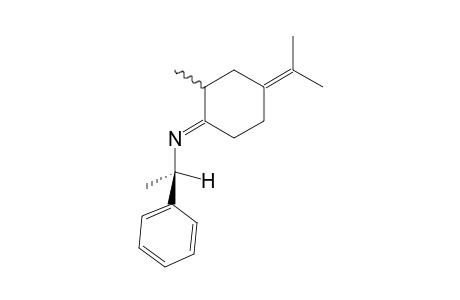 4-Isopropylidene-2-methyl-1-[1-(phenylethyl)imino]clohexane