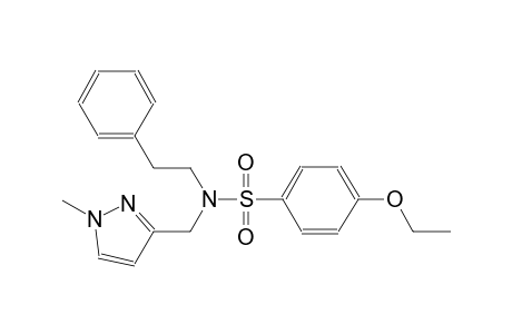 benzenesulfonamide, 4-ethoxy-N-[(1-methyl-1H-pyrazol-3-yl)methyl]-N-(2-phenylethyl)-