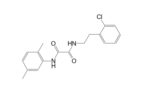 N~1~-[2-(2-chlorophenyl)ethyl]-N~2~-(2,5-dimethylphenyl)ethanediamide