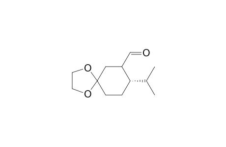 1,4-Dioxaspiro[4.5]decane-7-carboxaldehyde, 8-(1-methylethyl)-, (7R-trans)-