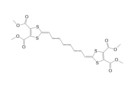 dimethyl 2-[8-[4,5-bis(methoxycarbonyl)-1,3-dithiol-2-ylidene]octa-2,4,6-trienylidene]-1,3-dithiole-4,5-dicarboxylate