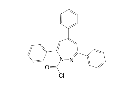 3,5,7-Triphenyl-[1,2]diazepine-1-carbonyl chloride